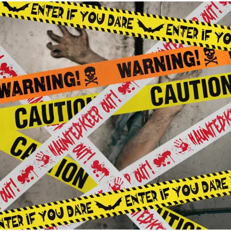 Halloween Warning Tape Signs B - Car Accessories Banner review and price