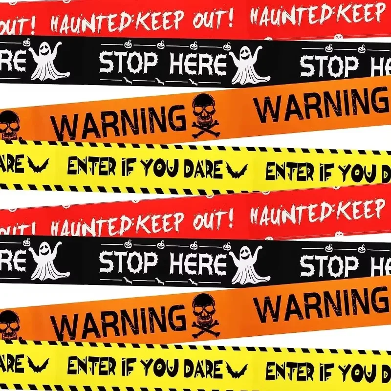 Halloween Warning Tape Signs B - Car Accessories Banner review and price