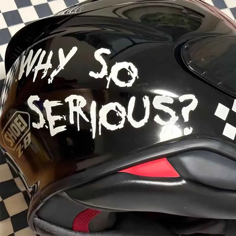 Why So Serious Joker Motorcycl - Car Accessories Joker review and price