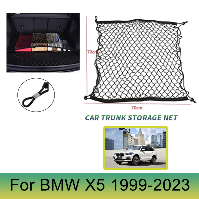for BMW X5 iX5 E70 F15 G05 E53 - Car Cargo Net Trunk review and price