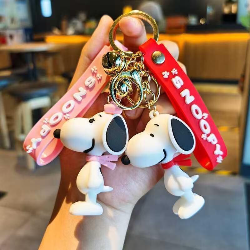 Cartoon Snoopy Keychain Girl K - Car Accessories Girl review and price