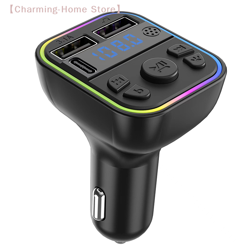 【M】Dual USB Type-C Car Charger - Fm Transmitter review and price