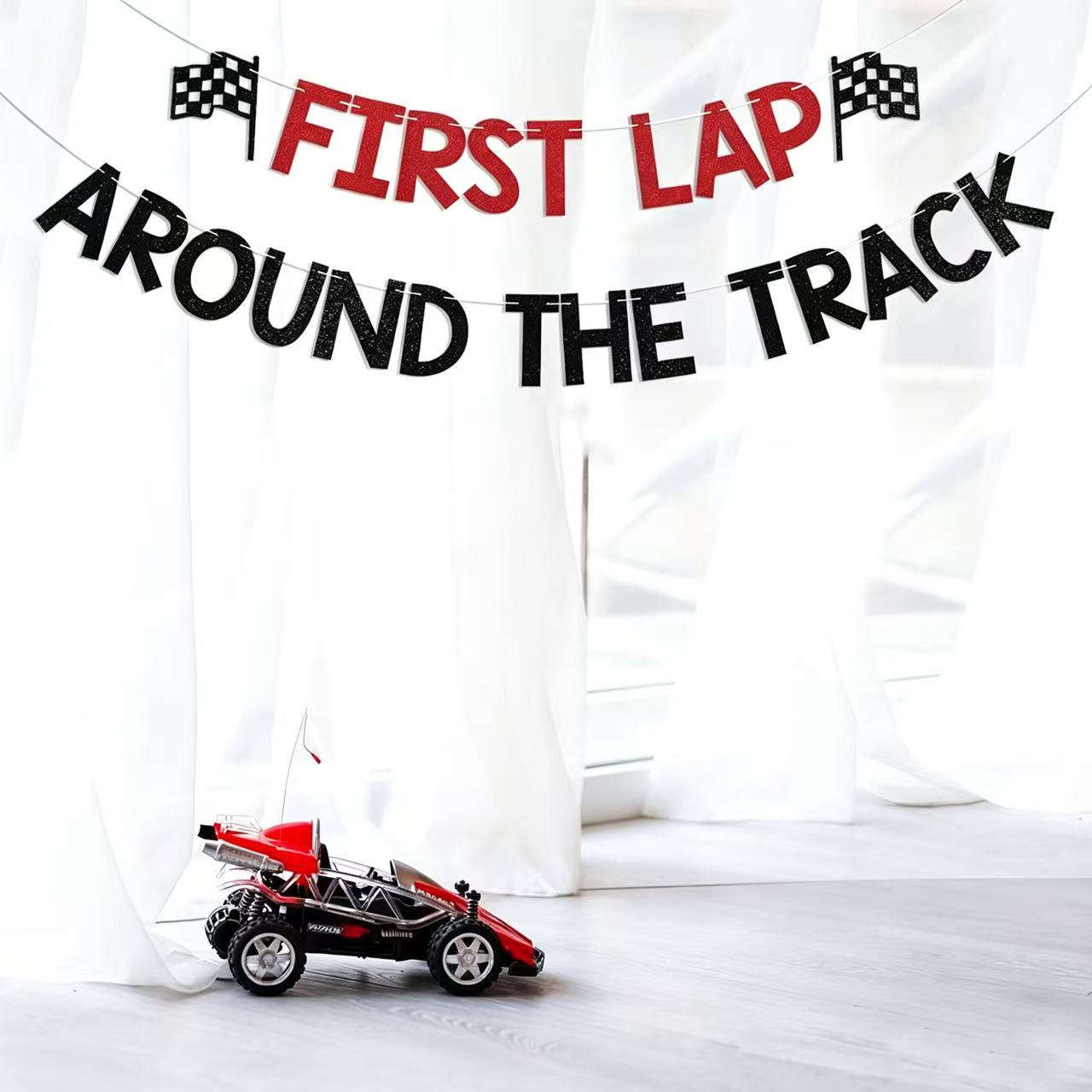 First Lap Around The Track Ban - Car Accessories Banner review and price