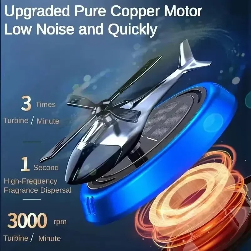 Solar Powered Helicopter Car A - Car Accessories Perfume review and price