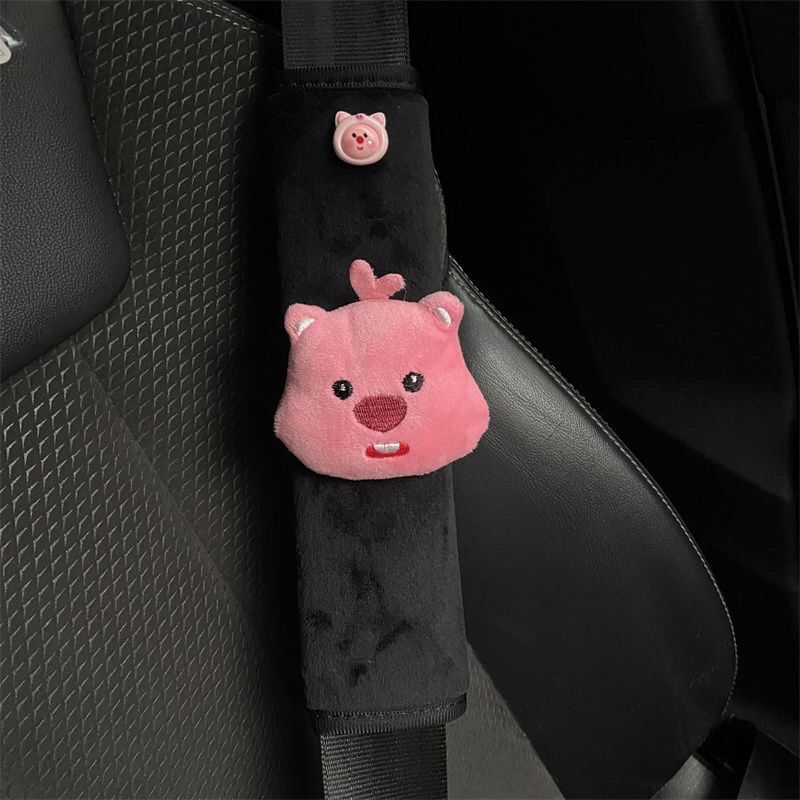 Car Seat Belt Decoration Plush - Car Accessories Girl review and price