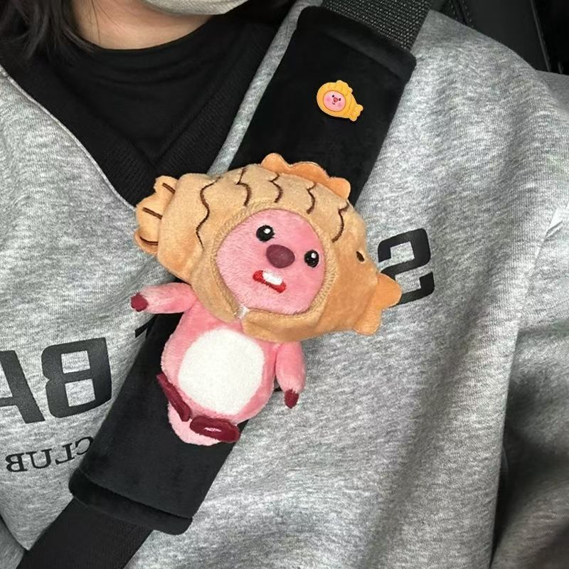 Car Seat Belt Decoration Plush - Car Accessories Girl review and price