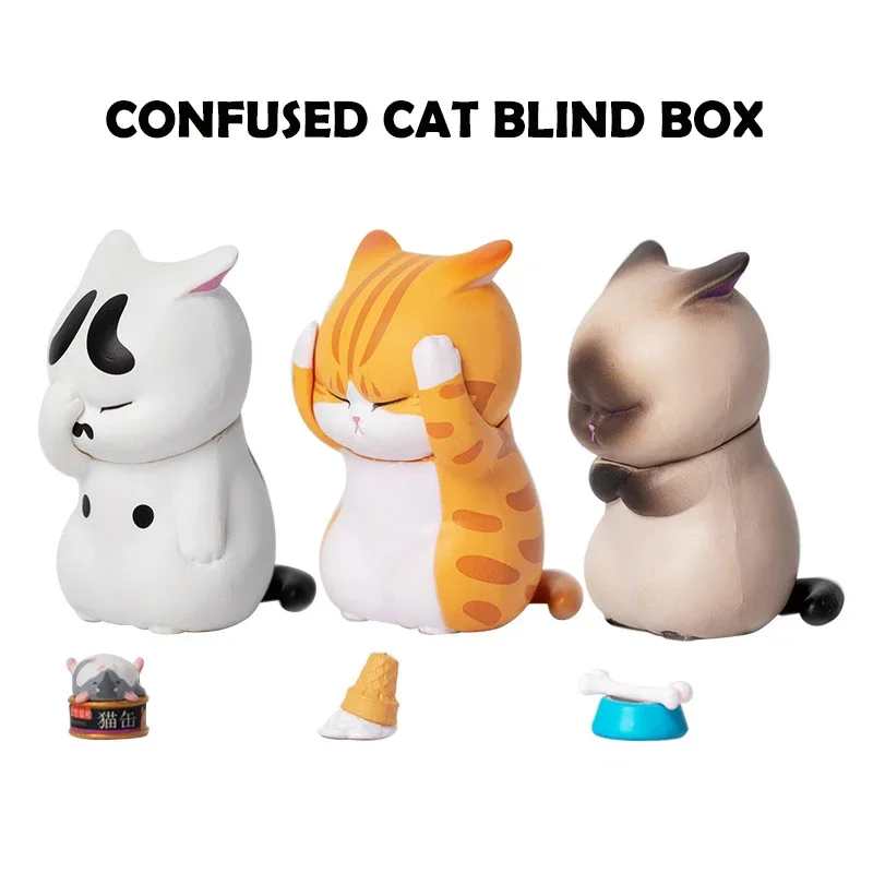 Thinking Cat Blind Box Cute An - Car Accessories Girl review and price